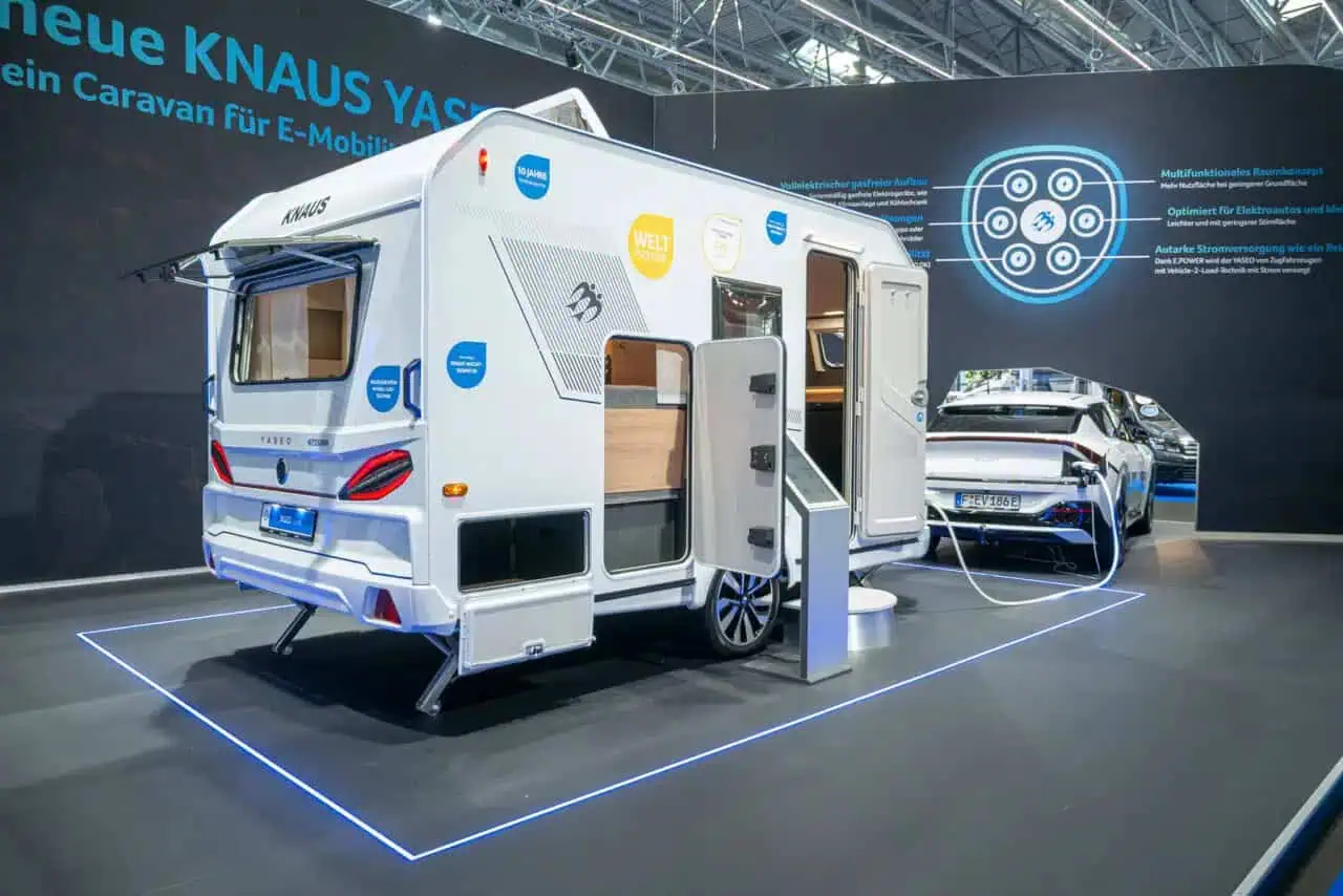 Knaus Yaseo 340 PX: мини-караван для электромобилей