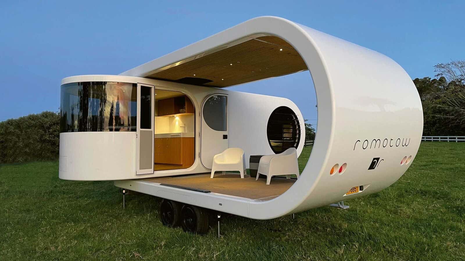 Romotow T8: Революционный Караван с Вращающейся Террасой